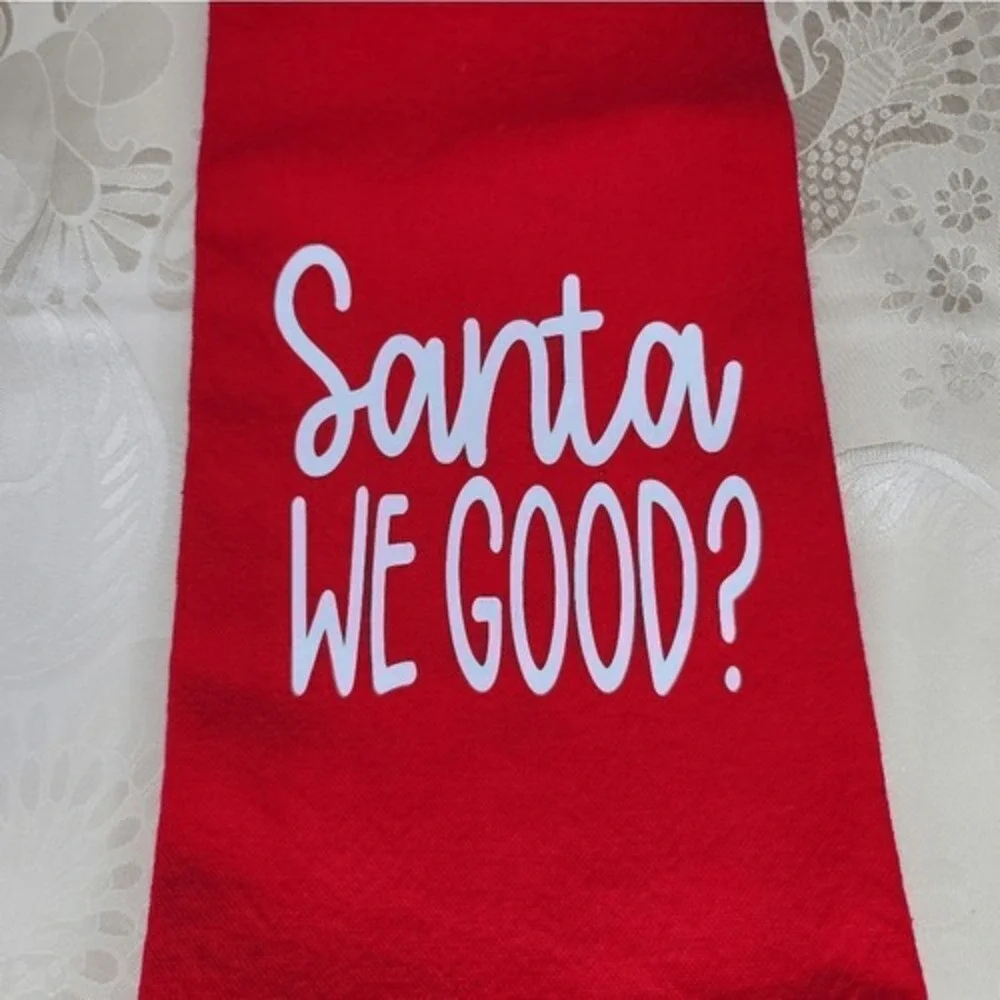 100%‎ Cotton Red Christmas Dish Towels